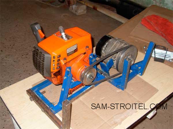 Самодельный бензогенератор своими руками: фото и описание изготовления