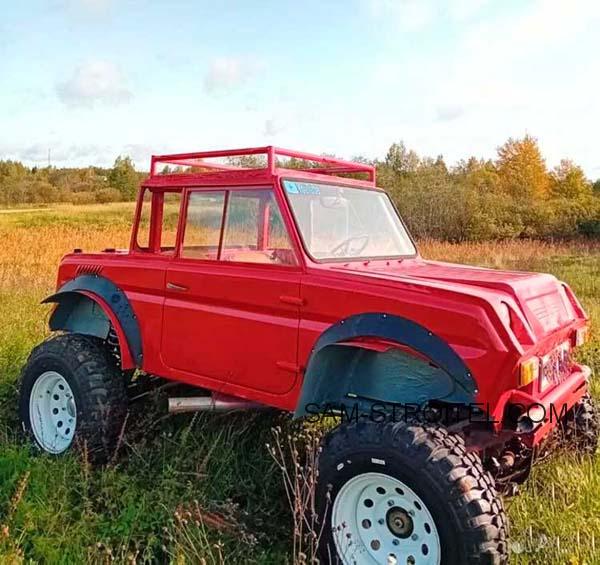 Самодельный автомобиль &ldquo;Инвалидка&rdquo; с полным приводом (12 фото)