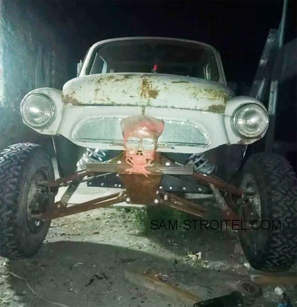 Сделал внедорожник из старого Запорожца: фото и описание Сделал внедорожник из старого Запорожца: фото и описание