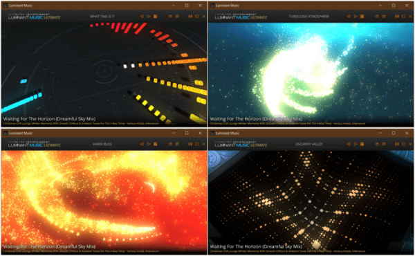Luminant Music – аудиоплеер и визуальный эквалайзер с 3D графикой Luminant Music – аудиоплеер и визуальный эквалайзер с 3D графикой