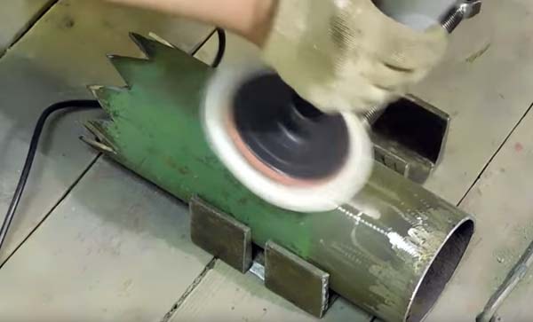 Самодельная походная печка из куска трубы и газовой горелки Самодельная походная печка из куска трубы и газовой горелки