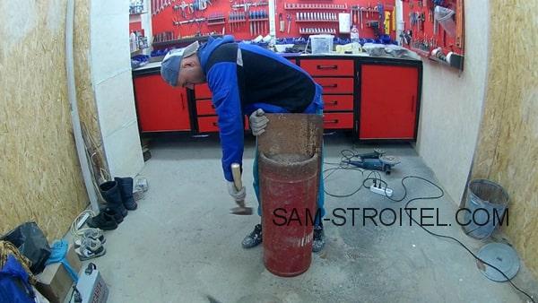 Печь в гараж из газового баллона (29 фото изготовления) Печь в гараж из газового баллона (29 фото изготовления)