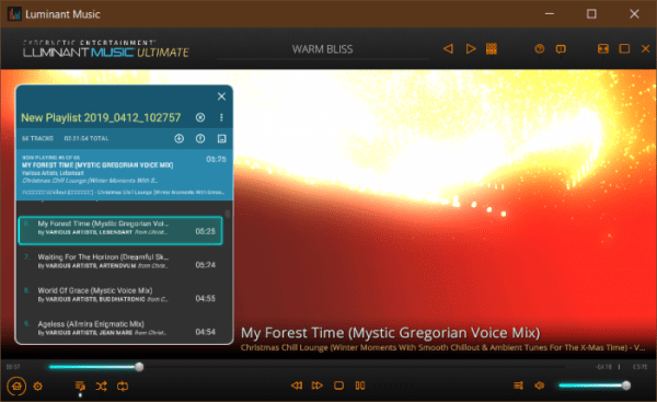 Luminant Music – аудиоплеер и визуальный эквалайзер с 3D графикой Luminant Music – аудиоплеер и визуальный эквалайзер с 3D графикой
