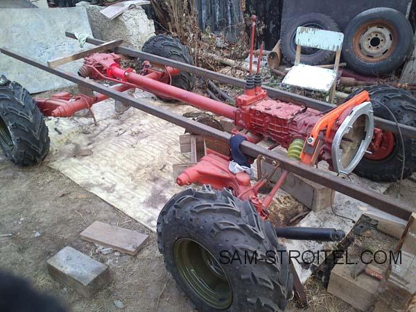 Авто самоделка 4х4 из запчастей ЛуАЗа, Оки и Жигулей Авто самоделка 4х4 из запчастей ЛуАЗа, Оки и Жигулей