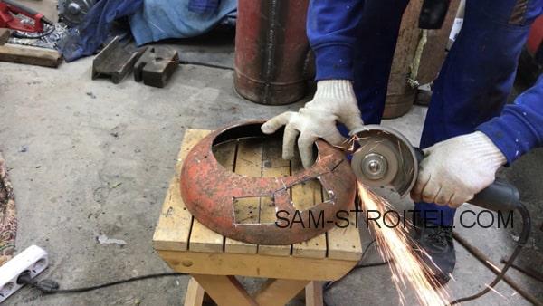 Печь в гараж из газового баллона (29 фото изготовления) Печь в гараж из газового баллона (29 фото изготовления)