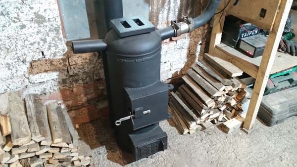 Печка из газового баллона своими руками Печка из газового баллона своими руками
