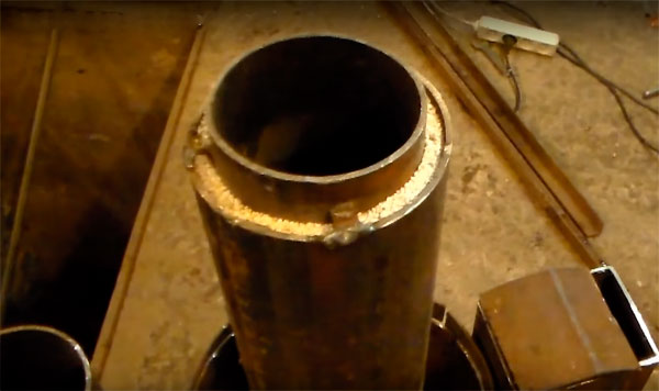 Печь ракета из газового баллона: чертежи, фото, видео Печь ракета из газового баллона: чертежи, фото, видео