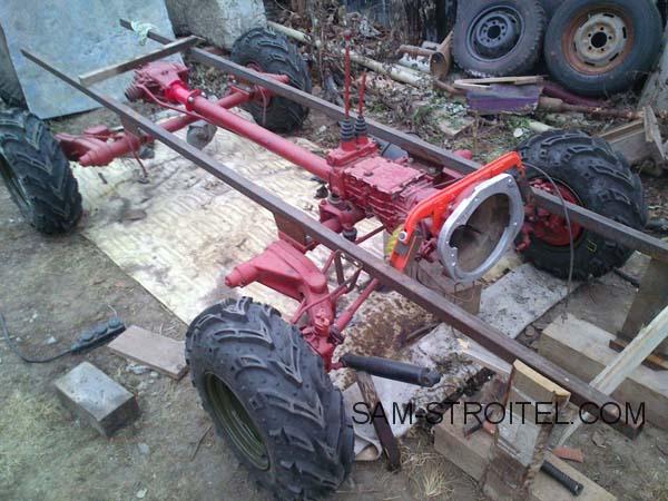 Авто самоделка 4х4 из запчастей ЛуАЗа, Оки и Жигулей Авто самоделка 4х4 из запчастей ЛуАЗа, Оки и Жигулей