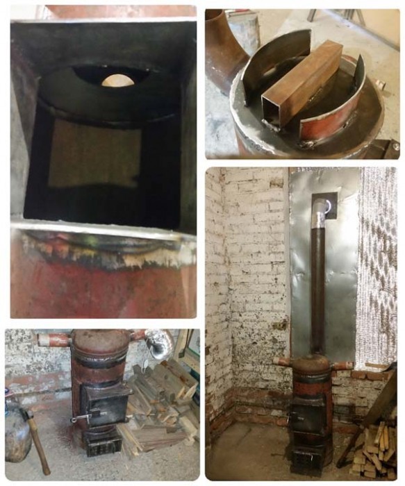 Печка из газового баллона своими руками Печка из газового баллона своими руками