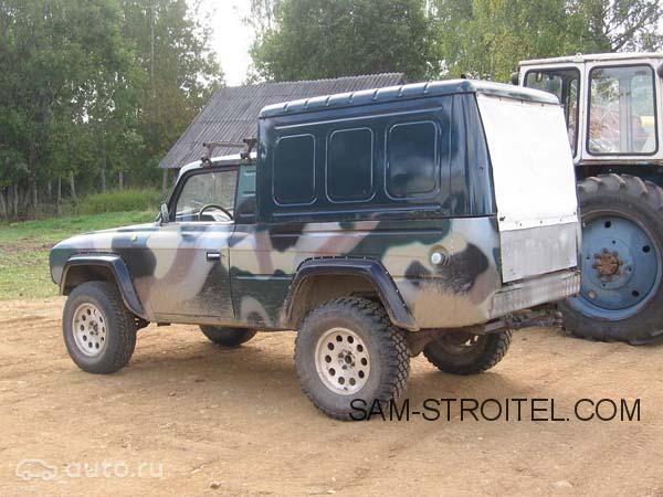 Авто самоделка пикап Иж-2715 для поездок на охоту