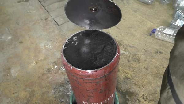 Печь из газовых баллонов сделанная своими руками