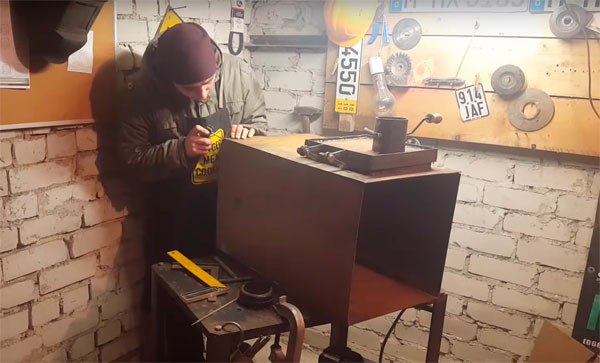 Самодельная печь буржуйка