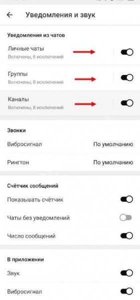 Как в Телеграмме отключить уведомления на телефоне и компьютере Как в Телеграмме отключить уведомления на телефоне и компьютере
