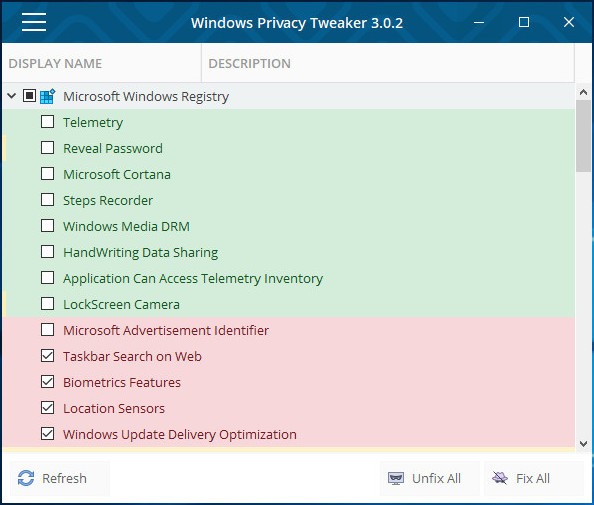  Windows Privacy Tweaker — отключаем слежку за пользователями в Windows 10 