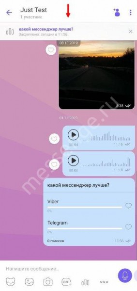 Как закрепить сообщение в чате в Вайбере: инструкция для всех устройств Как закрепить сообщение в чате в Вайбере: инструкция для всех устройств