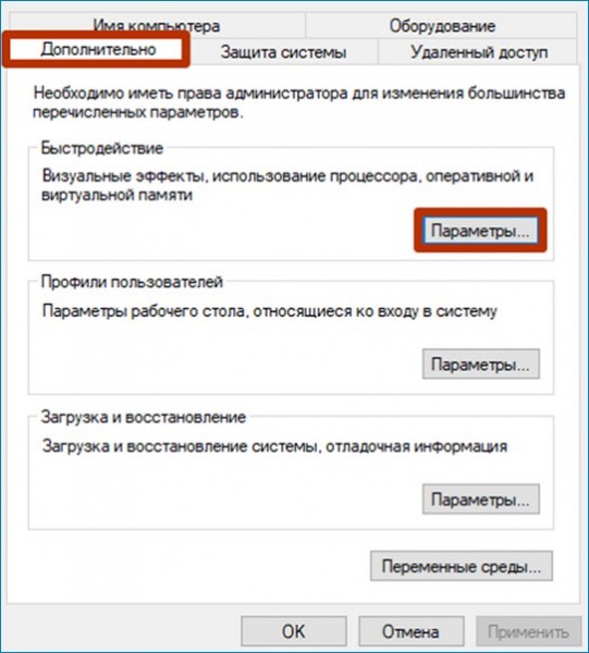  Настройка Windows на производительность 