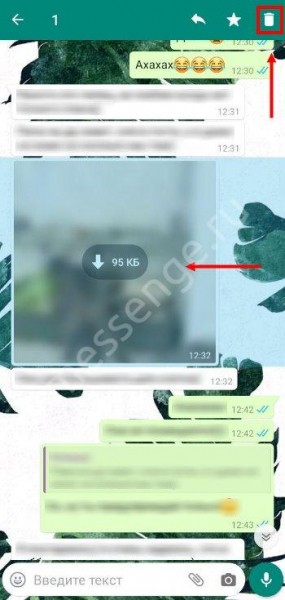 Как удалить фото из Ватсапа: у себя или собеседника Как удалить фото из Ватсапа: у себя или собеседника