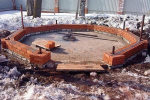 Беседка из кирпича: делаем своими руками с пошаговой фото инструкцией