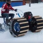 Простой самодельный вездеход из мотоблока