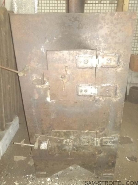 Печь из двух газовых баллонов