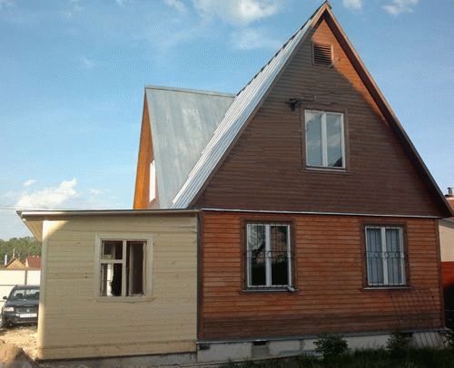 Пристроенная баня к дому
Пристроенная баня к дому