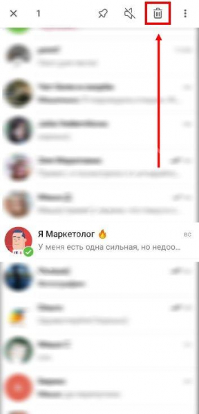 Как удалить из группы в Телеграмме человека или покинуть ее?