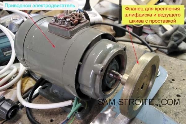 Ленточно-дисковый шлифовальный станок своими руками: чертежи, фото изготовления