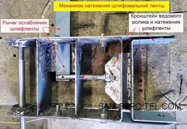 Ленточно-дисковый шлифовальный станок своими руками: чертежи, фото изготовления