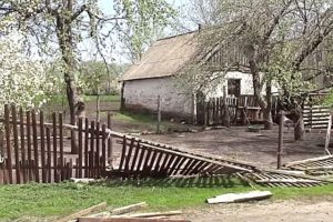 Деревянный забор на металлических столбах своими руками: пошаговая инструкция + фото