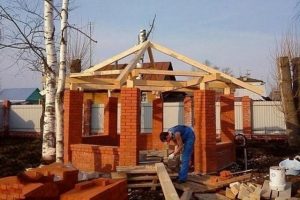 Беседка из кирпича: делаем своими руками с пошаговой фото инструкцией
