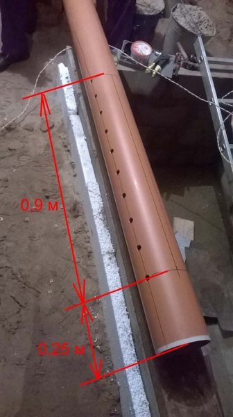 Скважина на воду в гараже Скважина на воду в гараже