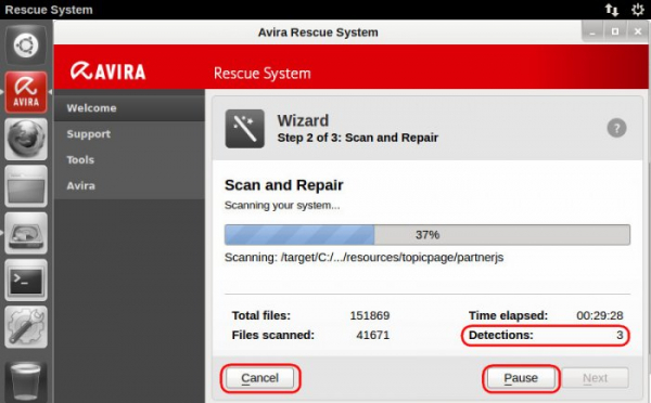  Антивирусный загрузочный LiveDisk от Avira 