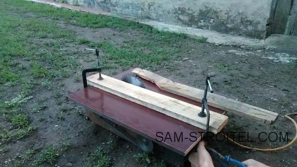 Мини пилорама своими руками