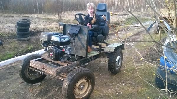 Самодельный минитрактор