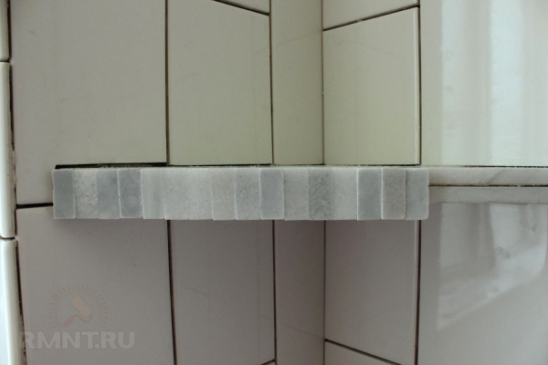 





Полка из плитки для ванной комнаты своими руками




